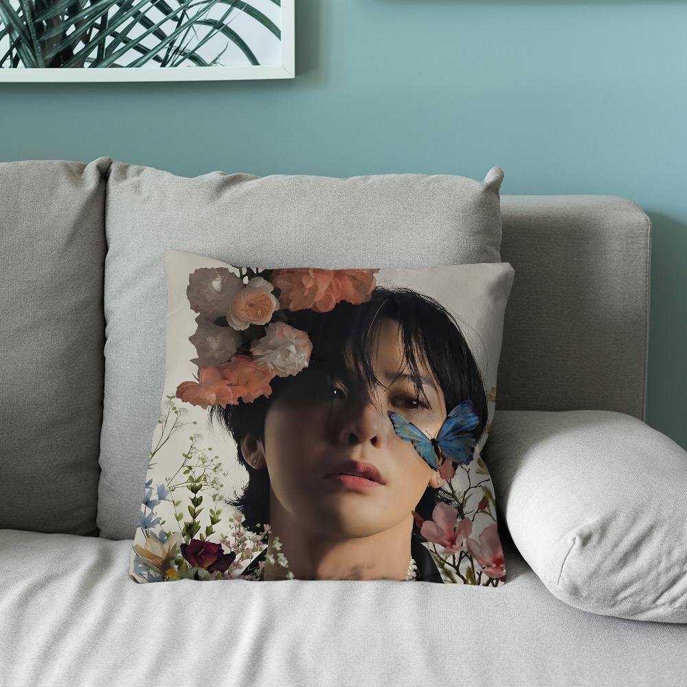 

Singer GD G-Dragons Pillow Case Soft Cushion Cases for Farmhouse Sofa Decor Home Decorations and Protector 40cmx40cm