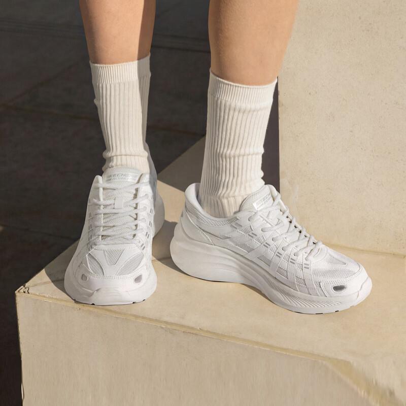 Skechers Women s Fashion Comfort Height-Increasing Casual Sports Shoes US 7