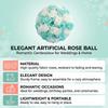 Artificial Flowers Rose Ball for Centerpieces Table Faux Rose Arrangements for Weddings Birthday Party Decor Plastic