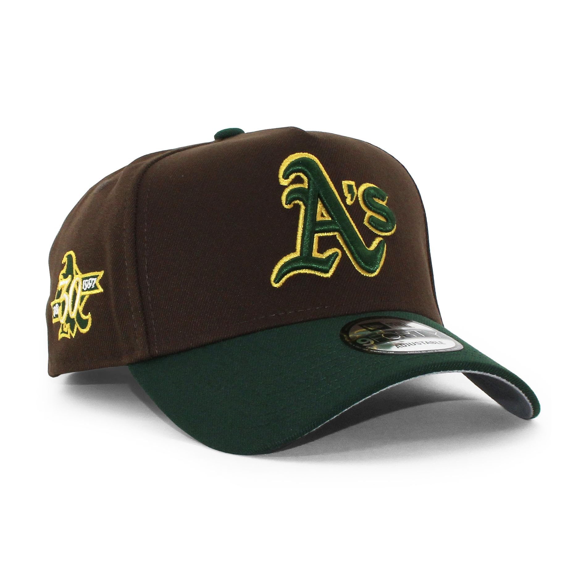 

Cap exclusive Snapback SNAPBACK CAP 940 MLB MiLB NFL NBA Hat Color Brim BRIM Side Patch Athletics [New Era] EU/AU (Oakland (30TH Brown/Green)) [Used]