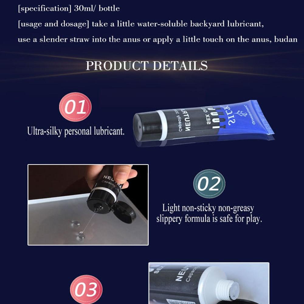 Anal Grease Sex Lubricant Anal Analgesic Base Hot Lube and Pain Relief Anti-Pain Anal Sex Oil Couples Dildo Vibrator Sex Oil