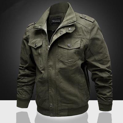 Autumn Men's Work Jacket Military Outdoor Cotton Casual Jacket