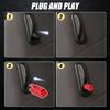 2PCS Car Adjustment Rods Seat Release Lever Knob Latch Handle Side Red Black Aluminum Alloy For Ford Mustang 2005 2006-2014