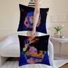 Neon Dream Cushion Cover Anti-dustmite Pillowcase Invisible Zipper Silky Short Plush Sofa Cushion Cover