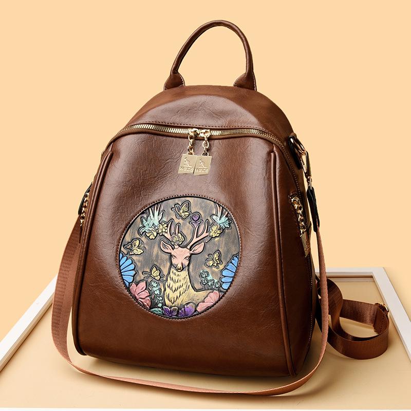 Dual-shoulder Bag - College Student Bag, Fashionable and Versatile, Suitable for Casual Daily Commuting and Traveling.