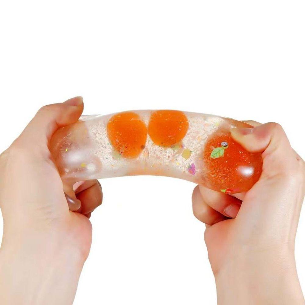 Transparent Transparent Bottle Fidget Toys Random Color Maltose Bottle Squishy Toy Relieve Anxiety