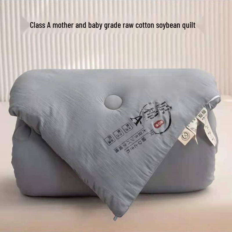 

All-Season Comforter: Raw Cotton, Soybean, Warm Winter, Summer Cool, Spring & Autumn Quilt Gift Bedding 100x150cm Children s Summer