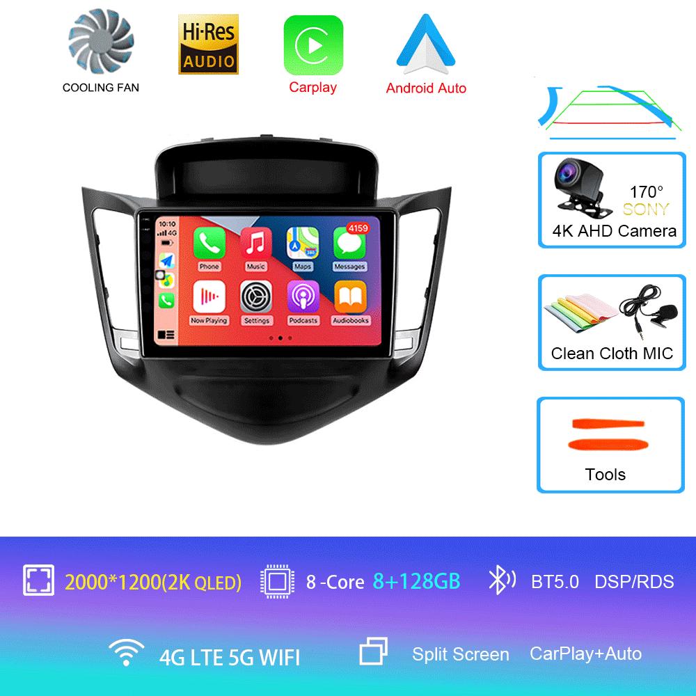 Android 14 Car Radio For Chevrolet Cruze J300 2008 - 2014 Video Player Navigation Stereo GPS