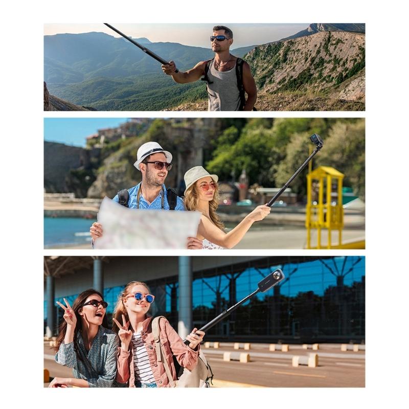 Strong Aluminum Extension Rod For Sports Camera Phone Clip And Stand 1/4 Screw Selfie Stick Extender