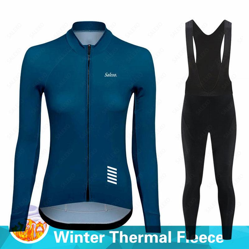 Cycling Suit Set with Plush Insulation for Winter 2026 Thermal Fleece Women Long Sleeve   Mountian Bicycle Clothes Wear Ropa Ciclismo Racing Bike Set