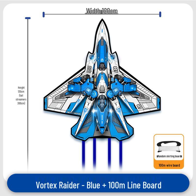 Weifang Children's Vortex Raider Kite: Easy-to-Fly Jet Rocket for Outdoor Fun
