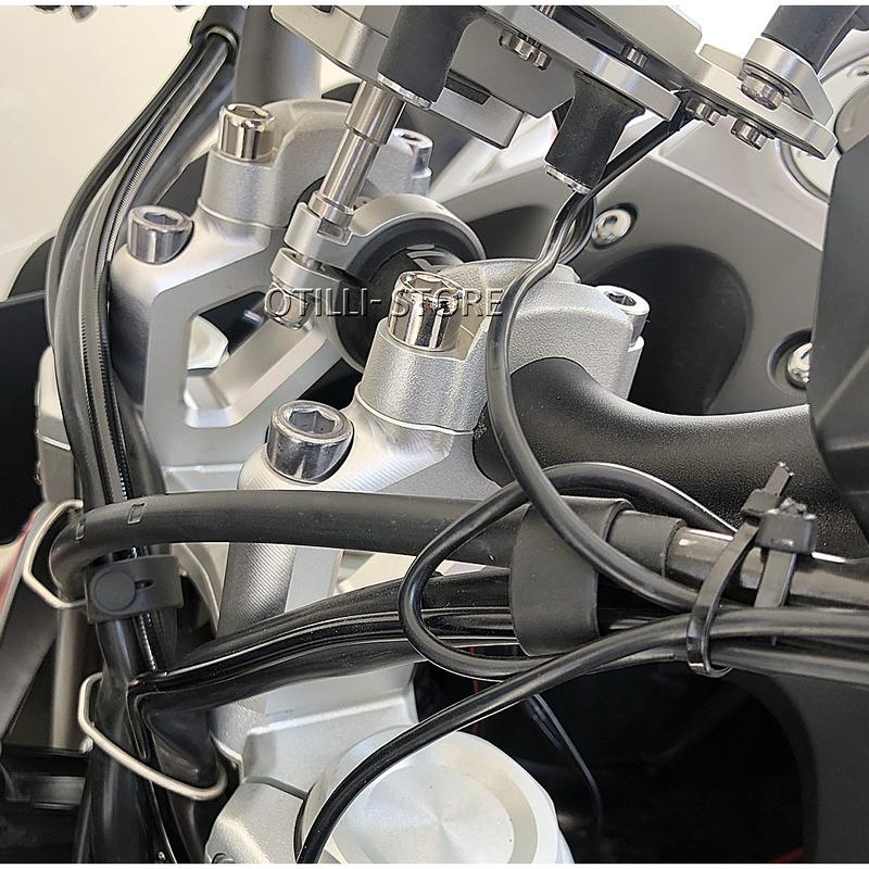 Motorcycle Handle Bar Risers Clamp Extend Adapter For Tiger 900 GT PRO RALLY TIGER 850 Sport Lift Handlebar Riser 2020-2022