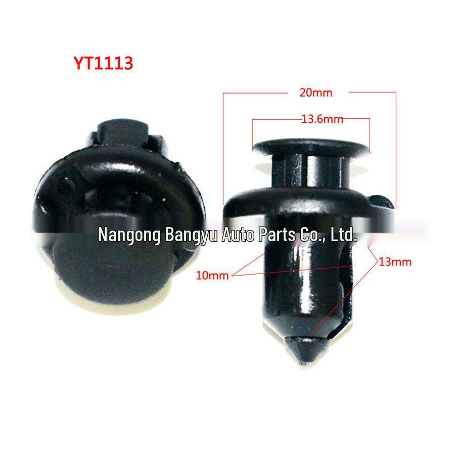 200 STÜCKE Auto Druckknöpfe & Nylonnieten Einsteckstifte Set