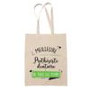Tote Bag - PLANETEE - Dental Prosthetist Best Woman of All Time - Cotton - Beige - Printed In France