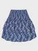 2023 Women's Pleated Ruffle Mini Skirt - Floral Print, 13 Colors Available
