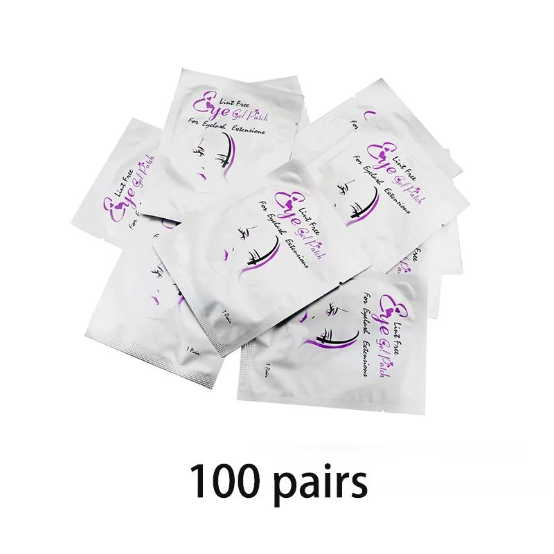 OWOSC 50/100PCS Wholesale Hydrogel Gel Eye Patches for Eyelash Extension Eyepads Eyelash Patch Lash Extension Mask Eyepad Makeup