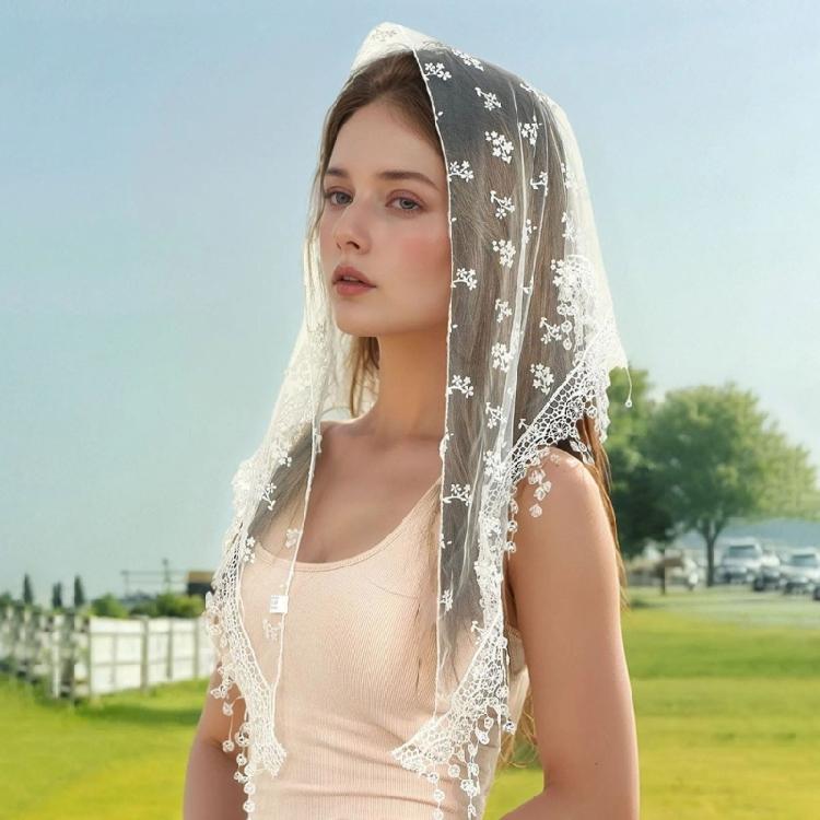 Cozy Featherweight Wedding Head Wrap In Enduring Black For Outdoor Summer Festivities