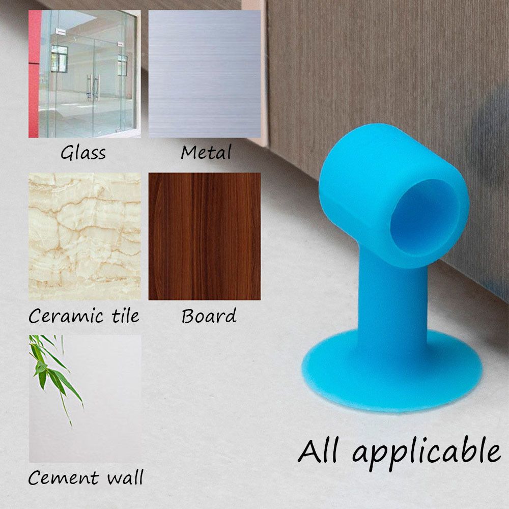Multicolor Silent Door Cover Door Handle Anti-Collision Door Stopper Mute Crash Pad Silicone Protection Pad