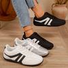 2025 Autumn New Large Size Round Head Retro Casual Versatile Flat Bottom Foreign Trade Casual Shoes