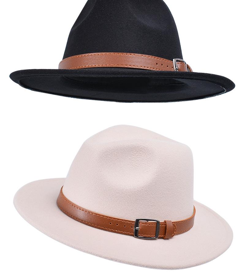 Men's Retro Wide-Brimmed Sun Hat - British Spring/Summer Jazz Style