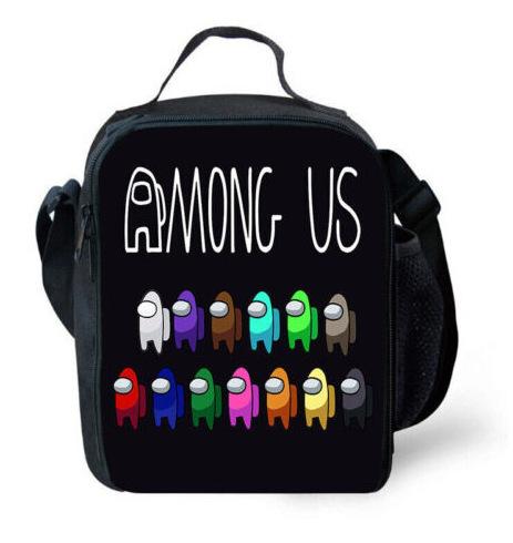 Among Us Printed Portable Lunch Bag Primary And Secondary School Bento Bag Cartoon Insulation Bag Ice Pack New