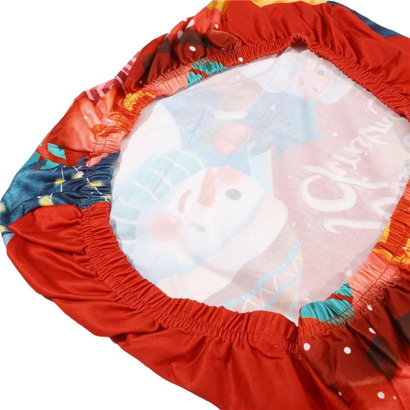 Non Slip Christmas Dining Room Chair Covers Stretchy Washable Xmas Printed Chair Slipcover Protector for Holiday Party Decor