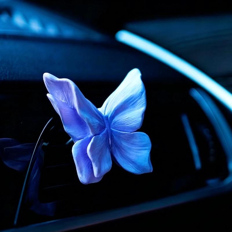 1Pcs Butterfly Shape Car Aroma Diffuser Fragrance Stone Air Freshener For Automobile Interior Decoration Diy Accessories