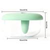 ABWR-2-In-1 No-Mess Snack Container Silicone Box With Lid Leak-Proof Portable Food Storage