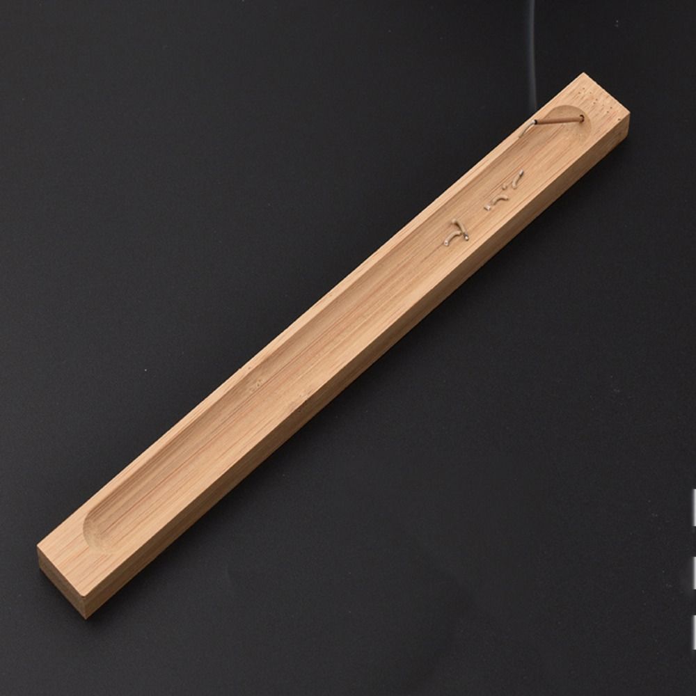 Bamboo Incense Stick Holder Natural Incense Ash Catcher Bamboo Board Incense Holder Home Decor