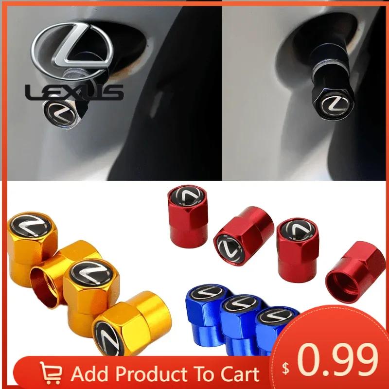 Interior Stickers For Lexus IS250 RX300 NX200 RX350 GS300 GX470 GS350 CT200H Modification Dustproof Car Alloy Tire Valve Caps Wh AFS1