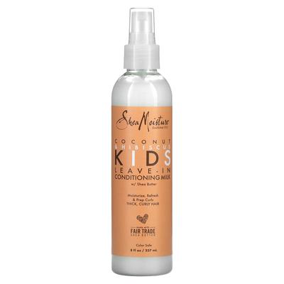 Children's, Leave-In Conditioning Milk with Shea Butter, Coarse and Curly Hair, Coconut and Hibiscus, 8 Fl Oz (237 Ml)