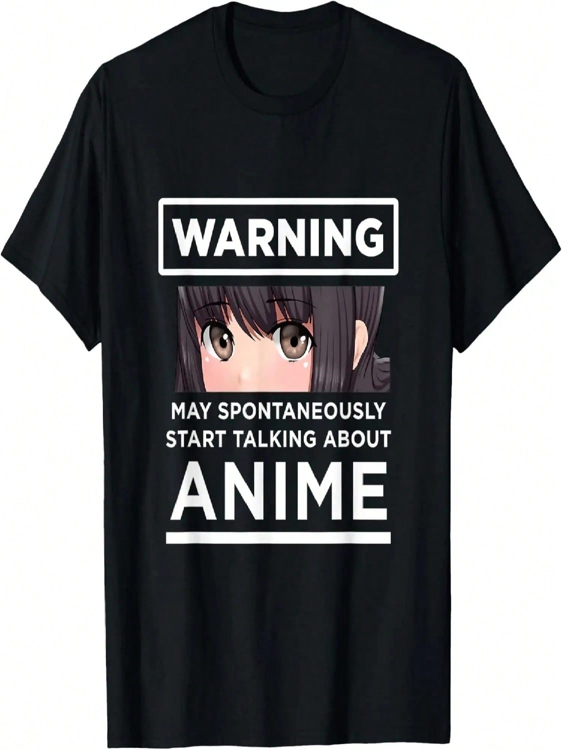Warning May Spontaneously Start Talking About Anime T-Shirt S