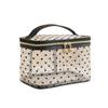 Black Heart Printed Mesh Love  Makeup Bag Large Capacity Women Toiletry Bag  Women