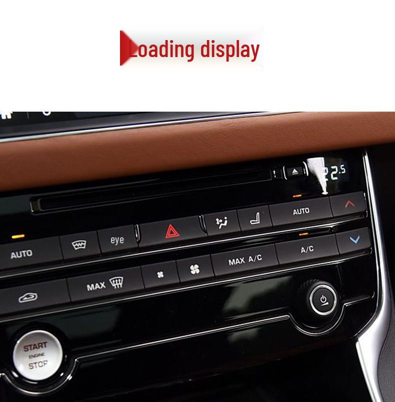 Compatible with Jaguar XFL, XEL, F-PACE: A/C Control, Volume & Fan Speed Adjustment Buttons.