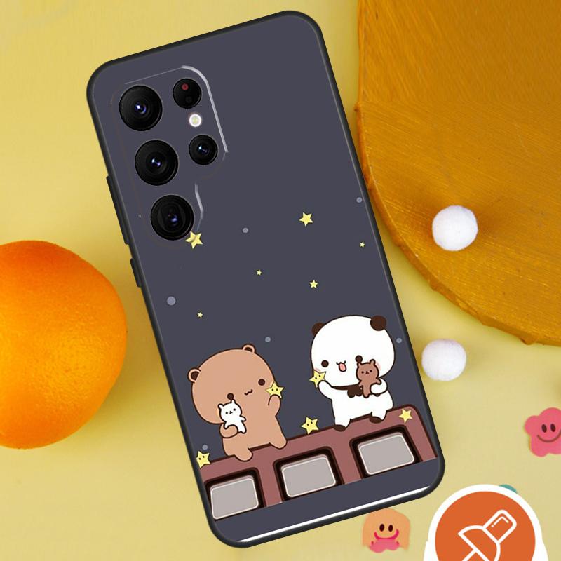 Cute BuBu DuDu Phone Case For Samsung Galaxy S25 Ultra S24 S23 S22 Ultra S9 S10 S20 Plus S21 FE Funda Cover