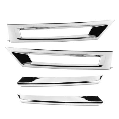 4pcs Front Fog Lamp Light Frame Cover Trim Decoration Part Fit for Honda 2020 2021