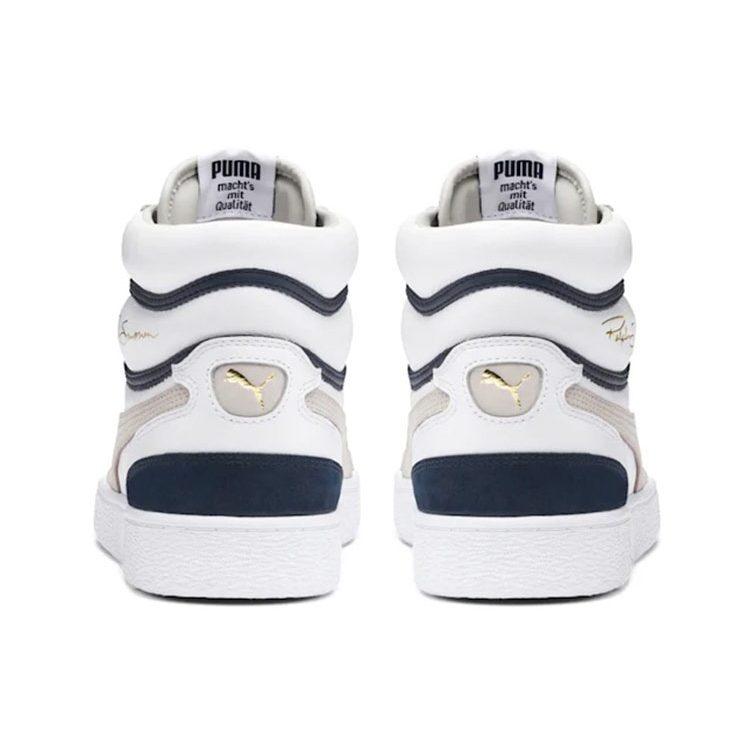 PUMA Ralph Sampson Mid Og White Grey Violet Peacoat 370718-01