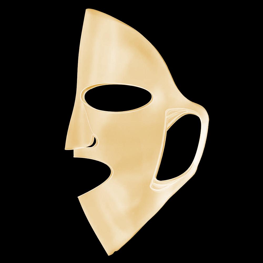 

3D силиконовая увлажняющая маска для лица, многоразовый держатель для масок по уходу за кожей с выступом для тканевых масок и сывороток, впитывающий, удобный для путешествий инструмент для ухода за кожей золотой