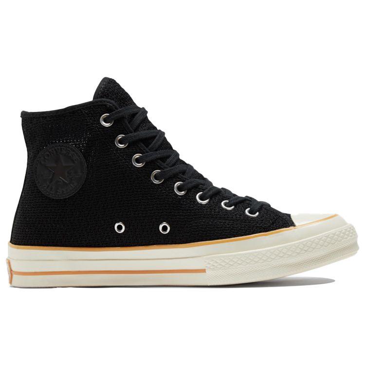 Converse Chuck Taylor All Star 1970s High Top Canvas Shoes Unisex Sneakers Black Orange 170963C