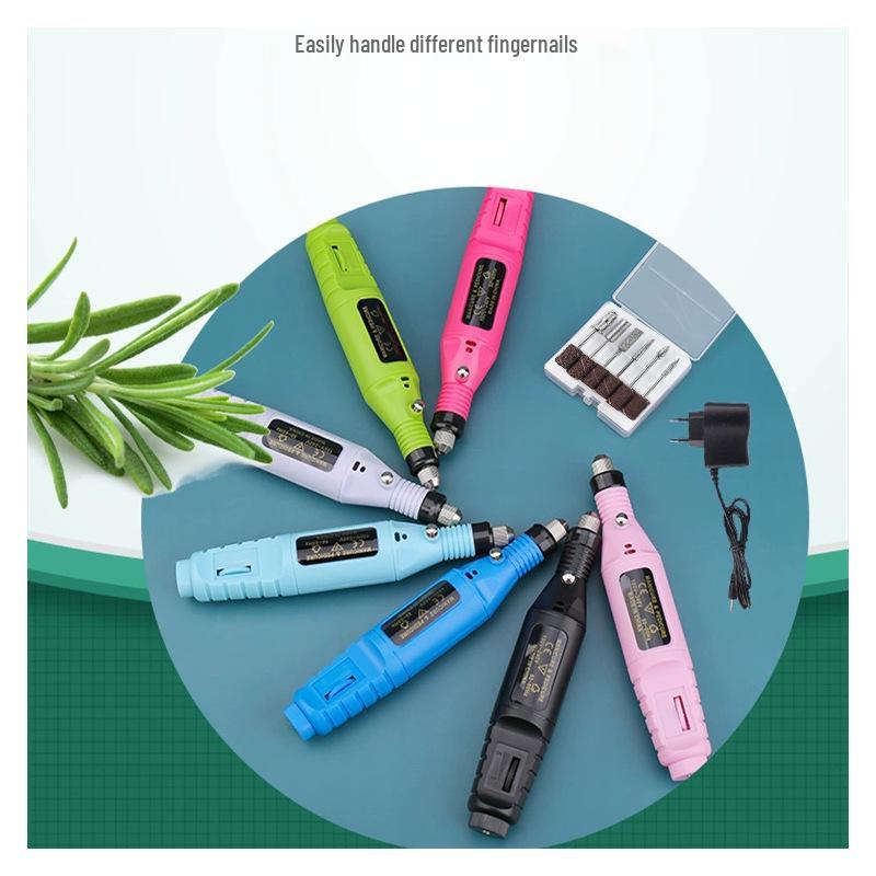 Portable Electric Nail Grinder Set - Mini Manicure Tool Kit