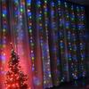 LED Garland Curtain Lights 8 Modes USB Remote Control Fairy Lights String Wedding Christmas Decor for Home Bedroom New Year Lamp