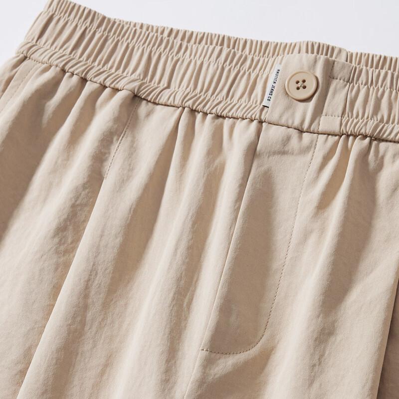 Pastel Comfortable Elastic Waist Casual Pants