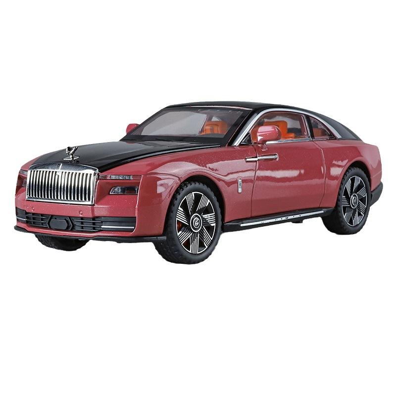 Simulation 1/24 Rolls Royce Spectre Supercar Legierungsmodell mit Ton und Licht Sammlung Miniaturauto Kinder Jungen Spielzeugfahrzeug