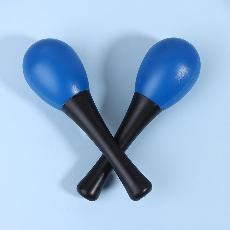 2 szt. Plastikowe Marakasy Młotek Piaskowy Grzechotka Wstrząsarka Instrumenty Muzyczne Perkusyjne Zabawki Do Szkoły Wydarzenie Perkusyjne