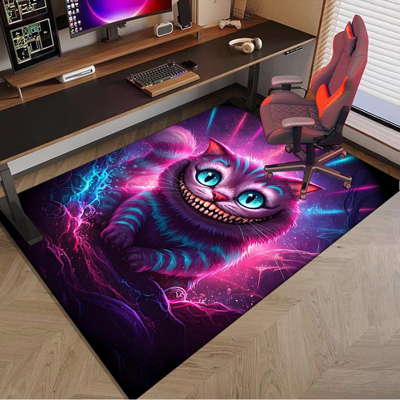 1PC WonderlCat Fantasy Rug Game Carpet, Floor Mat for Bedroom Living Room Entryway Rug, Home Decor Idea Gift for Christmas birthday