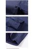 Men's Fleece-Lined Striped & Checkered Business Casual Warm Shirt for Middle-Aged & Elderly