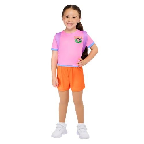 Dora The Explorer Mädchen Dora Kostüm Set