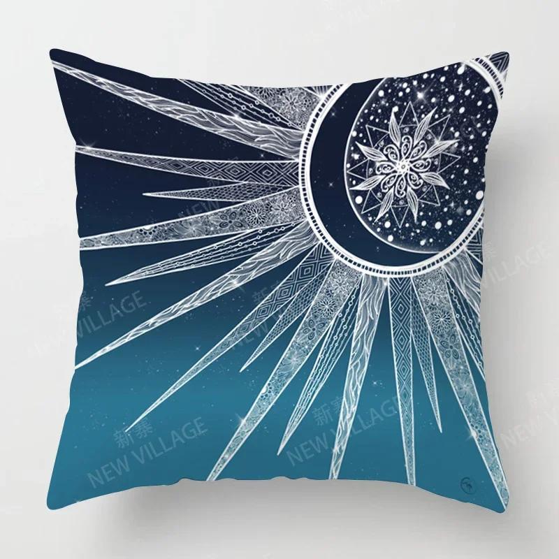 Jesienne Dekoracje Domu Jesienna Poszewka na Poduszkę do Salonu Sofa Boho Poszewka na Poduszkę Mandala