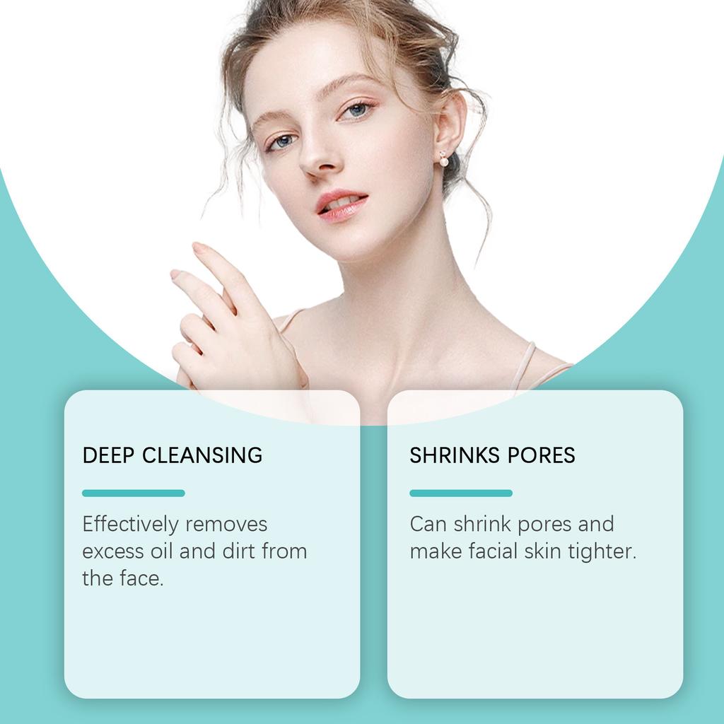 Facial Soap Deep Cleansing, Shrinks Pores, Suitable For Sensitive Skin, Oily Skin, Care, Oil Control Ingredients.