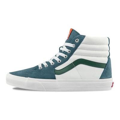 Sk8 Chaussures de Skate Montantes Confortables Baskets Unisexe Blanc Vert VN0A5JMJBLG